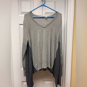 Acrobat Women’s Colorblock Silk Cashmere Sweater – Size 2X